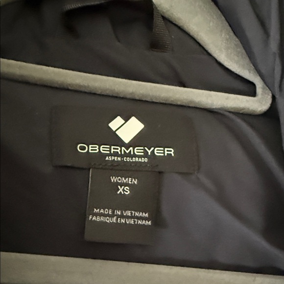 Obermeyer Black Quilted Puffer Vest with Faux-Fur Collar - Picture 3 of 3